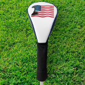 Amerikanische Flagge und Adler Golf Headcover
