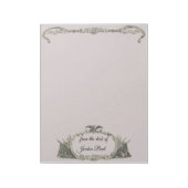 Amerikanische Flagge und Adler Notizblock (Rotiert)