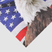 Amerikanische Flagge und Adler Seidenpapier (Ausschnitt)