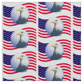 Amerikanische Flagge und Adler Stoff (Muster)