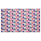 Amerikanische Flagge und Adler Stoff (Fat Quarter (45,7 x 55,9 cm))