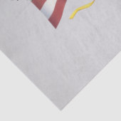 Amerikanische Flagge und Adlersilber Seidenpapier (Detail)