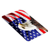 Amerikanische Flagge und Bald-Adler Magnet (Rechte Seite)