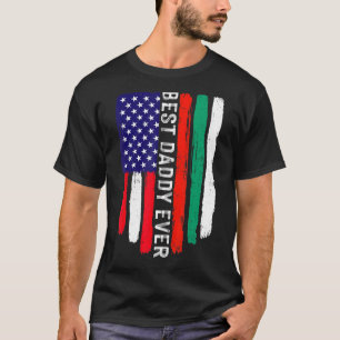 Amerikanische Flagge und Bulgarische Flagge Bester T-Shirt