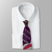 Amerikanische Flagge und Feuerwerke Krawatte (Gebunden)