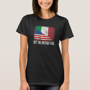 Amerikanische Flagge und Italienische Flagge Beste T-Shirt