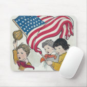 Amerikanische Flagge und Kinder Mousepad (Mit Mouse)