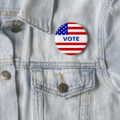 Amerikanische Flagge und redaktioneller Wortlaut d Button (Beispiel)