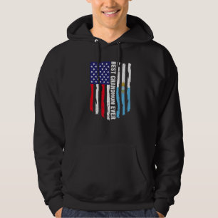 Amerikanische Flagge und San Marino Flag Beste Gro Hoodie