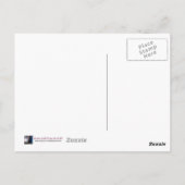 Amerikanische Flagge und Soldaten Silhouette Postk Postkarte (Rückseite)