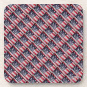 Amerikanische Flagge Untersetzer (Vorderseite)