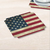 Amerikanische Flagge Untersetzer (angewinkelt)