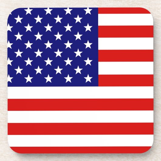 Amerikanische Flagge Untersetzer (Vorderseite)