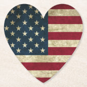 Amerikanische Flagge Untersetzer (Vorderseite)