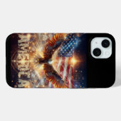 Amerikanische Flagge - US Flagge - Adler Case-Mate iPhone Hülle (Rückseite (Horizontal))