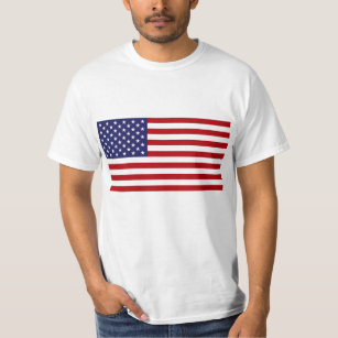 Amerikanische Flagge - US Flagge - alter Ruhm T-Shirt