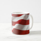Amerikanische Flagge - US Flagge Kaffeetasse (VorderseiteRechts)