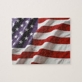 Amerikanische Flagge - US Flagge Puzzle