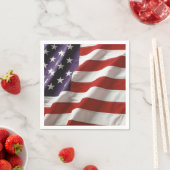 Amerikanische Flagge - US Flagge Serviette (Beispiel)