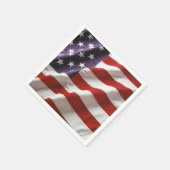 Amerikanische Flagge - US Flagge Serviette (Ecke)