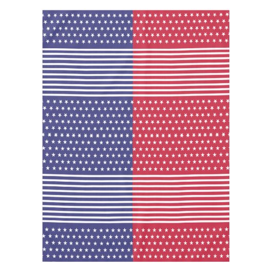 Amerikanische Flagge US Flagge Tischdecke (Vorderseite)