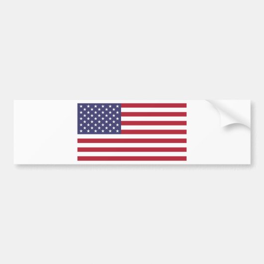 Amerikanische Flagge - USA Autoaufkleber (Vorne)