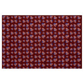 Amerikanische Flagge USA Fußball Ball Roter Hinter Stoff (Fat Quarter (45,7 x 55,9 cm))