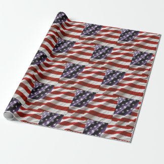 Amerikanische Flagge - USA Geschenkpapier