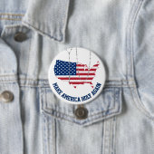 Amerikanische Flagge USA Holy Rosary Button (Beispiel)