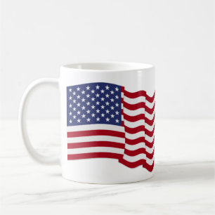 Amerikanische Flagge - USA Kaffeetasse