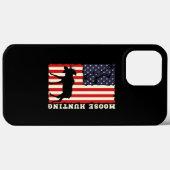 Amerikanische Flagge USA Patriotic Elche Jagd Hirs Case-Mate iPhone Hülle (Rückseite (Horizontal))