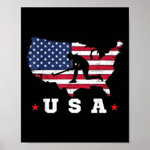 Amerikanische Flagge USA Poster