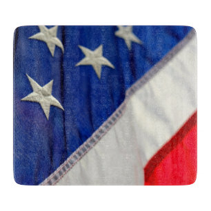 Amerikanische Flagge USA Red White Blue Schneidebrett