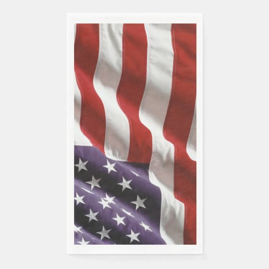 Amerikanische Flagge - USA Serviette (Vorderseite)