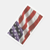 Amerikanische Flagge - USA Serviette (Ecke)