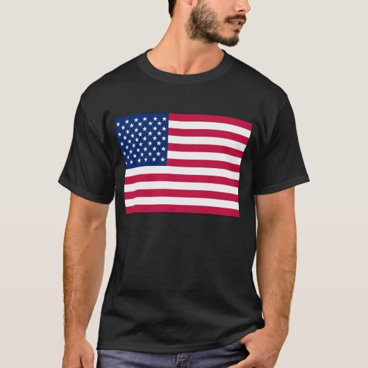 Amerikanische Flagge USA T-Shirt (Vorderseite)