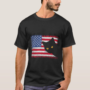 Amerikanische Flagge Usa-Tasche Uns-Flagge Frohes T-Shirt