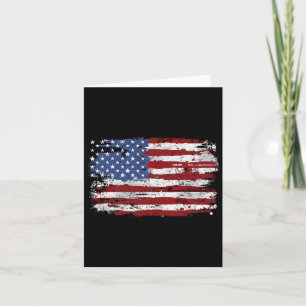 Amerikanische Flagge USA US 4. Karte