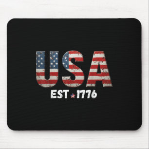 Amerikanische Flagge USA Vereinigte Staaten von Am Mousepad