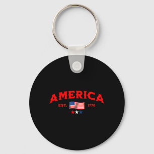Amerikanische Flagge USA Vereinigte Staaten von Am Schlüsselanhänger