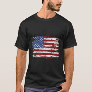 Amerikanische Flagge USA Vereinigte Staaten von Am T-Shirt