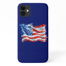 Amerikanische Flagge USA Wasserfarbe 4. Juli