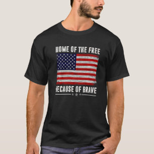 Amerikanische Flagge Veteran für Männer Frauen Kin T-Shirt