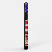 Amerikanische Flagge Vintag 01 Case-Mate iPhone Hülle (Hinten/Rechts)