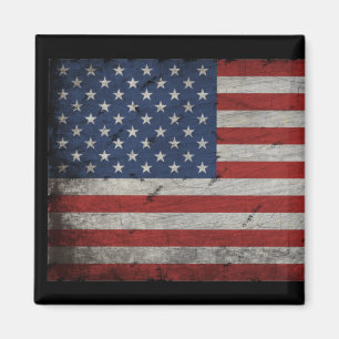 Amerikanische Flagge Vintag 4. Juli Magnet