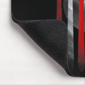 Amerikanische Flagge Vintag Baseball Mousepad (Ecke)
