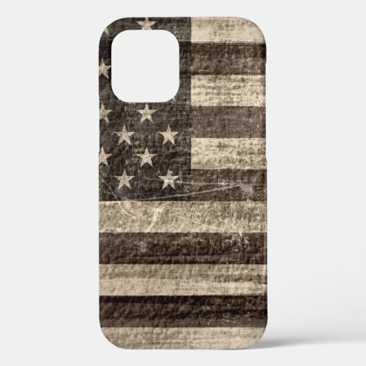 Amerikanische Flagge Vintag Case-Mate iPhone Hülle (Rückseite)