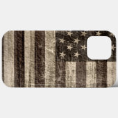 Amerikanische Flagge Vintag Case-Mate iPhone Hülle (Rückseite (Horizontal))