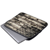 Amerikanische Flagge Vintag Laptopschutzhülle (Vorne Knopf)