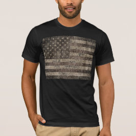 Amerikanische Flagge Vintage 9 T-Shirt
